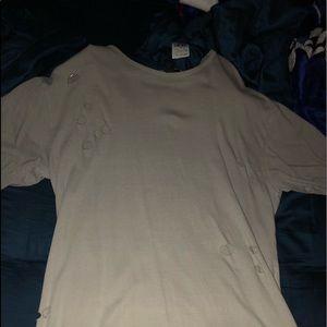 Brand new distressed shirt